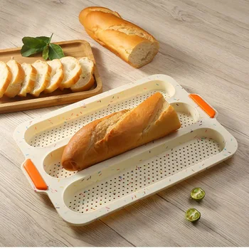 1 шт. Силиконовая форма для выпечки французского хлеба, форма для выпечки хлеба, Противень для выпечки хлеба, Антипригарная форма для торта, Багета, Формы для выпечки хлеба, Инструменты для выпечки хлеба