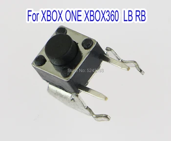 10 шт. Замена для Microsoft Xbox 360 XboxOne контроллер RB LB Бампер Кнопка Переключатель Комплекты запасных частей Игровые аксессуары
