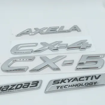 1шт ABS CX4 CX5 CX-4 CX-5 AXELA SKYACTIV автомобильное Письмо Наклейки на Задний багажник Эмблема значок наклейка Наклейка для стайлинга автомобилей автоаксессуары