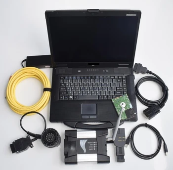 2023 Automotivo Диагностический Инструмент Ноутбук CF52 90% Новый Компьютер 4 гб 1 ТБ HDD Программное Обеспечение для BMW Wifi Icom Next A + B + C Диагностический Сканер