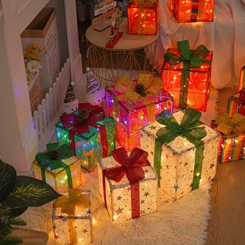 2023 Новый Рождественский светильник, Рождественская подарочная коробка 
