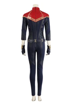 2023 Новый взрослый косплей-костюм капитана Кэрол на Хэллоуин, боевой комбинезон, перчатки, пояс