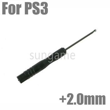 20шт Черная отвертка + защитные биты 2,0 мм для инструментов для ремонта PS2 PS3
