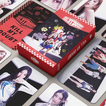 55 шт./компл. Kpop ITZY Новый Альбом KILL MY DOUBT Lomo Card Высококачественная Фотокарточка С HD Печатью Фотокарточки LIA YEJI RYUJIN YUNA Fan Gift
