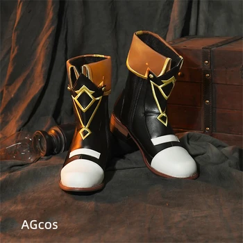 AGCO Предпродажная игра Genshin Bennett косплей обувь мужские ботинки для косплея в стиле аниме