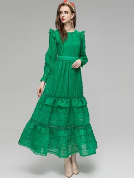 AQ07146 Высококачественное Новое Модное Женское весеннее платье 2023 года роскошного известного бренда европейского дизайна в стиле вечеринки