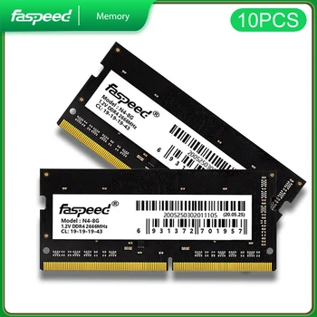 Faspeed 10ШТ Memoria Ram DDR3 DDR4 Совершенно Новая Память Sodimm 4 ГБ 8 ГБ 16 ГБ 1600 2666 Ram Двухканальный Ноутбук Ram Ноутбук