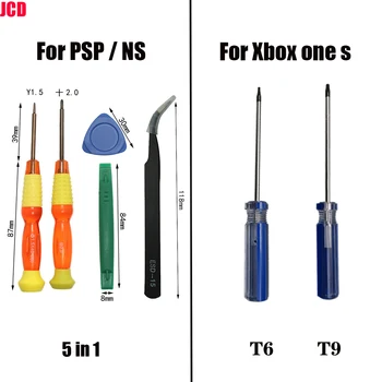 JCD для Xbox One Специальная отвертка T6 T9 для PSP NS Специальная отвертка с пятью втулками для ключей