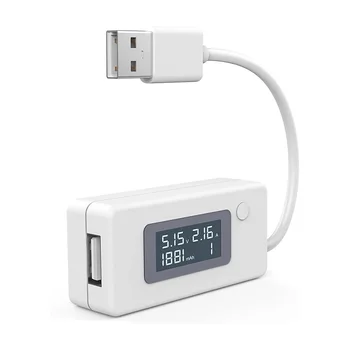 Micro USB Тестер с подсветкой ЖК-цифровой измеритель мощности USB Зарядное устройство Индикатор доктора