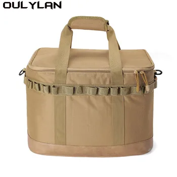 Oulylan Outdoor Camping Pack Bag Коробка для принадлежностей для пикника Сумка для пикника Походная сумка Большой емкости Сумки для походной посуды