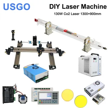 USGO DIY Линейный направляющий металлический механический комплект Комплект деталей для станка для лазерной гравировки и резки Co2 мощностью 130 Вт 1390 Г.