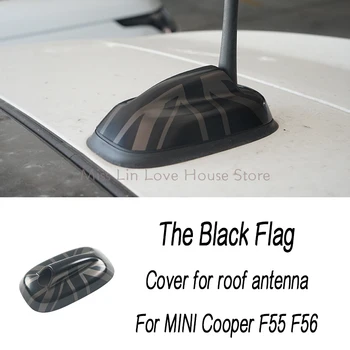 Антенна Black Flag Украшение антенны Чехол Защита корпуса Внешняя отделка для MINI Cooper S JCW F55 F56 Аксессуары