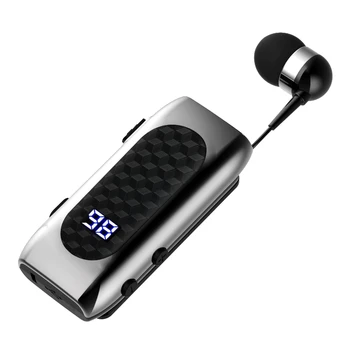 Беспроводные наушники Bluetooth V5.2 с клипсой на наушнике, деловые наушники-вкладыши с виброзвонком
