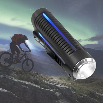 Велосипедная фара задний фонарь 3 режима освещения Велосипедный фонарик около 4-8 часов работы Дизайн дисплея мощности для шоссейного горного велоспорта