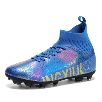 Высококачественная футбольная обувь Messi, прочные легкие футбольные бутсы для тренировок по футзалу, удобные кроссовки Оптом 31-48 размера