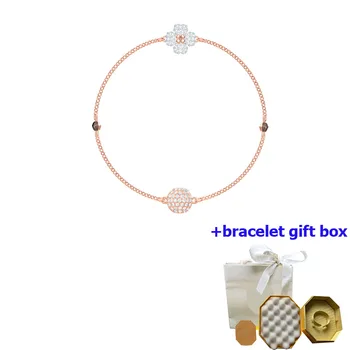 Высококачественный женский браслет с бриллиантами из розового золота, подчеркивающий темперамент, красивый и трогательный, бесплатная доставка