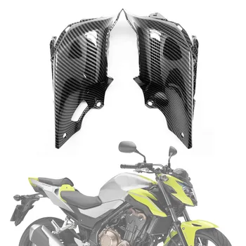 Для HONDA CB500F CB 500F CB500 F 2016 2017 2018 Мотоцикл Из Углеродного Волокна Бак Боковое Вентиляционное Отверстие Панель Отделка Крышки Панель Обтекатель