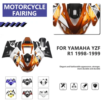 Для мотоцикла YAMAHA YZF R1 Комплект Обтекателя для впрыска ABS 1998-1999 YZFR1 R1 Защитный Обтекатель кузова Мотоциклетный Обтекатель