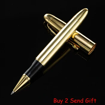 Классический дизайн Марка M 163 Шариковая ручка с металлическим роликом из чистого золота Фирменная Подарочная ручка для деловых людей Купить 2 Отправить подарок
