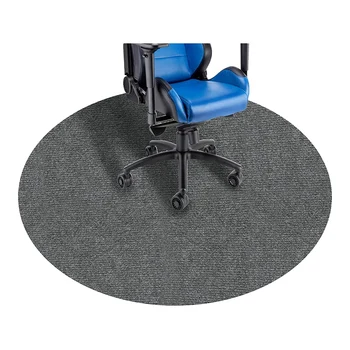 Коврик для офисного стула, круглый коврик для игрового стула длиной 119 см, Защита жесткого пола