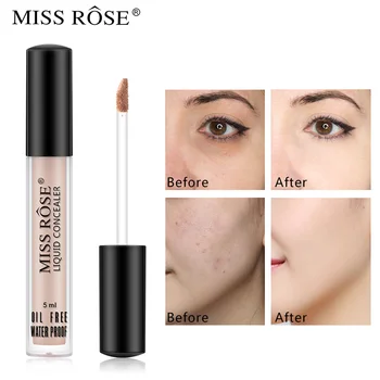 Консилер Miss Rose, восстанавливающий питательный тональный крем в пробирке, Высококачественный экономичный макияж С отличным покрытием.
