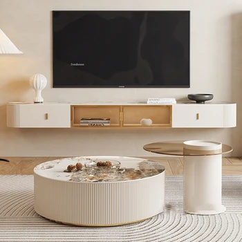 Легкие Роскошные Современные подвесные подставки для телевизора Мебель для гостиной Nordic Simple Home Настенный ТВ-шкаф для хранения в гостиной