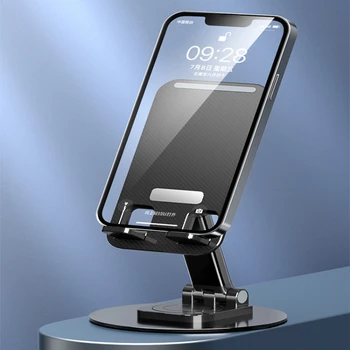 Металлическая вращающаяся подставка для мобильного телефона для ленивых людей для съемки, специальная подставка для мобильного телефона на рабочем столе, подставка для планшета iPad