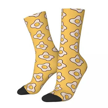 Мужские носки-глазуньи в стиле ретро унисекс в стиле харадзюку с бесшовным принтом Happy Crew в подарок