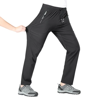 Мужские спортивные быстросохнущие брюки для походов для мужчин и женщин, черные походные брюки, водонепроницаемые модные повседневные брюки