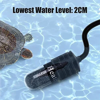 Нагреватель для аквариума USB-нагреватель 10 Вт, Автоматическая Постоянная температура черного цвета для аквариума объемом 1-3 л, Низковольтный нагревательный стержень