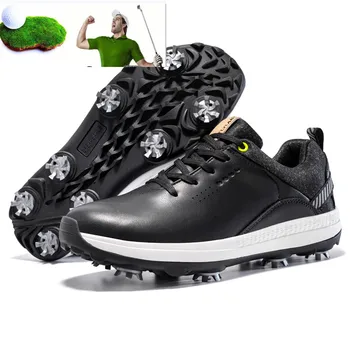 Новая мужская обувь для гольфа Профессиональные кроссовки для гольфа для мужчин Уличная Удобная обувь для игроков в гольф Противоскользящие кроссовки для игроков в гольф Мужские