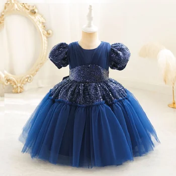 Новое платье для первокурсниц, юбка с блестками, платье принцессы, Пушистое сетчатое платье, детское платье на Хэллоуин для девочек 0-4 лет