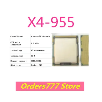 Новый импортный оригинальный процессор X4-955 955 4 ядра 8 потоков 3,2 ГГц 95 Вт 45 нм DDR3 R4 гарантия качества FM3