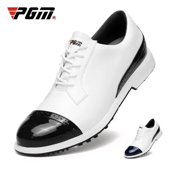 Обувь для гольфа PGM, мужская Водонепроницаемая Дышащая обувь для гольфа, Нескользящие спортивные кроссовки, уличные кроссовки для гольфа в стиле броги XZ142