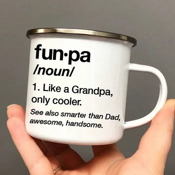 Подарок на День Счастливого Отца для Дедушки Дедушкины Кофейные Кружки Funpa Definition Чайная Кружка Новая Дедушкина Чашка для Питья Подарки для Дедушки
