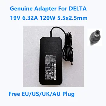 Подлинный 19V 6.32A 120W 5.5x2.5mm DELTA ADP-120RH D A15-120P1A Источник Питания Адаптер Переменного тока Для Зарядного Устройства Ноутбука