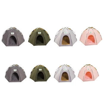 Портативная складная палатка для домашних животных, дом для кошек, собак, клетка для домашних животных для наружной палатки