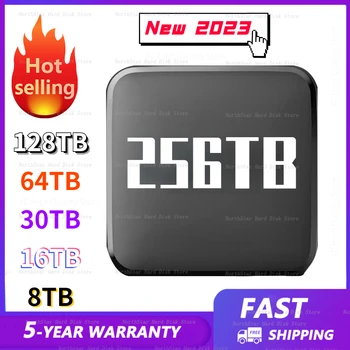 Портативный SSD-Накопитель 256 ТБ Высокоскоростной Мобильный Твердотельный Накопитель 8 ТБ Внешний Накопитель Поддерживает Интерфейс Type-C USB 3.1 для Ноутбука / ПК / Mac