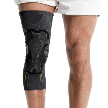 Регулируемый протектор для поддержки колена, противоскользящий бандаж для поддержки сухожилий надколенника, Цифровая печать, волейбольный наколенник из эластичной пены