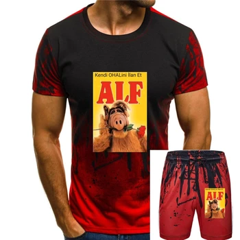 Рубашка Alf, футболка 80Vintage, футболка премиум-класса с графическим принтом, модная повседневная футболка с принтом высокого качества