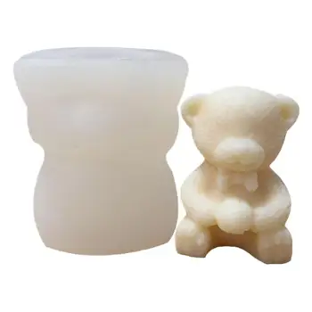 Силиконовая форма для медведя, Высококачественная силиконовая Форма для помадки в форме животного, Новый Мультяшный Медведь, Силиконовая Форма для торта, Аксессуары для украшения
