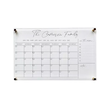 Современная акриловая доска-календарь, дизайн доски для заметок, универсальный и качественный декор офисов, повышающий эффективность работы