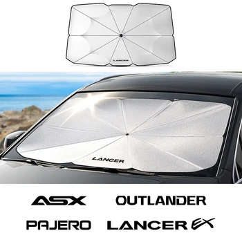 Солнцезащитный Зонт На Лобовое Стекло Автомобиля Mitsubishi Outlander Lancer 9 EX ASX Pajero L200 Colt Eclipse Ralliart Delica Автозапчасти