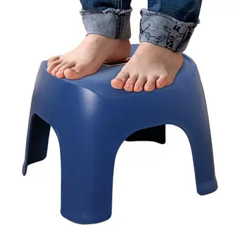Утолщенная Маленькая скамеечка Простой табурет для ванной в Скандинавском стиле, скамеечка для ног, нескользящий квадратный табурет для ванной, детские сиденья для душа