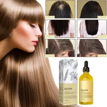 Эфирное масло для густых волос EELHOE Восстанавливает повреждения волос, предотвращает их выпадение, смягчает, питает волосы, а также эфирное масло для волос