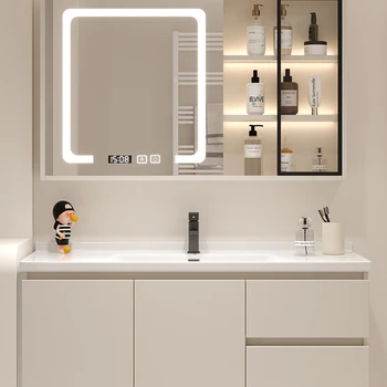 комбинированный Современный Простой Керамический набор для ванной комнаты с умывальником для ручной стирки